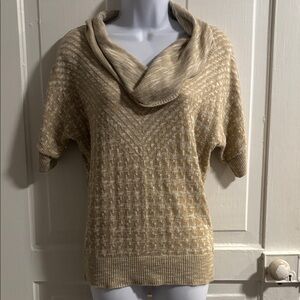 Kim Rogers Women's Cowl Neck Sweater - Cream Size S